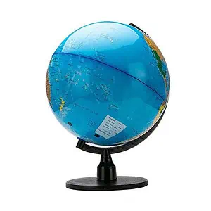 Globe Terrestre Original Bleu - Support Noir