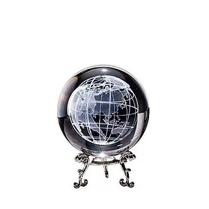 Globe Terrestre En Verre - Boule & Support