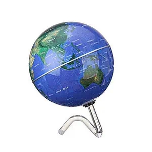 Globe Terrestre Design - Socle (Bleu)