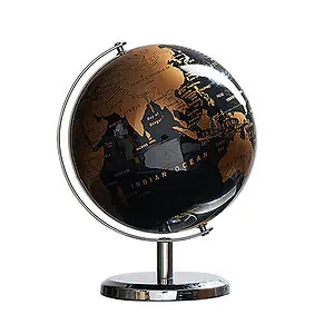 Globe Terrestre Metal (Noir & Cuivre)