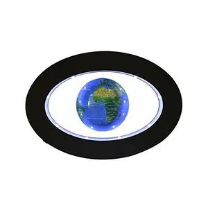 Globe Terrestre Magnétique - Support Ovale (Sphère Bleu)