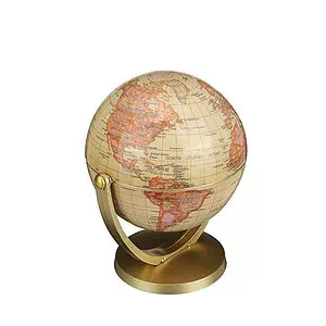 Globe Terrestre Rotatif Petit - Style Ancien